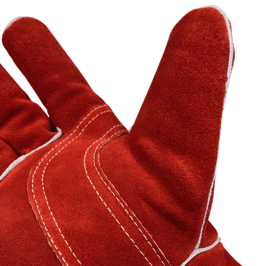 Leather Welding Gloves Premium Red Side Split Cowhide 14” Stick Welders Glove - AG1270 - welding electrodes, Grinding Disc, Welding Lens, Cutting Tip, Cutting Wheels, Flap Disc, Heating Tip, Welding Gloves, MIG Gun - Welding Helmet, Welding Wire - USA Welding Supply