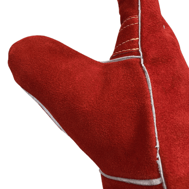 Leather Welding Gloves Premium Red Side Split Cowhide 14” Stick Welders Glove - AG1270 - welding electrodes, Grinding Disc, Welding Lens, Cutting Tip, Cutting Wheels, Flap Disc, Heating Tip, Welding Gloves, MIG Gun - Welding Helmet, Welding Wire - USA Welding Supply