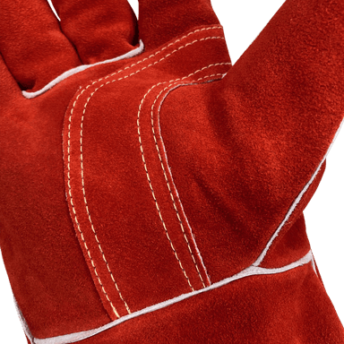 Leather Welding Gloves Premium Red Side Split Cowhide 14” Stick Welders Glove - AG1270 - welding electrodes, Grinding Disc, Welding Lens, Cutting Tip, Cutting Wheels, Flap Disc, Heating Tip, Welding Gloves, MIG Gun - Welding Helmet, Welding Wire - USA Welding Supply