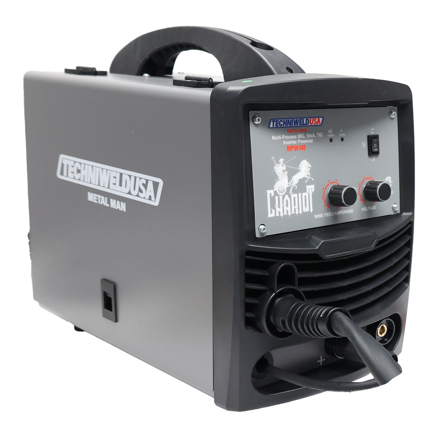 120V MIG and DC TIG Welder - Welding Machine / Inverter Metal Man Chariot 140A Multiprocess Inverter