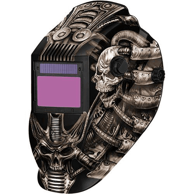 Gray Welding Helmet - Metal Man 8735SGC Series Auto Darkening Welding Helmet - welding electrodes, Grinding Disc, Welding Lens, Cutting Tip, Cutting Wheels, Flap Disc, Heating Tip, Welding Gloves, MIG Gun - Welding Helmet, Welding Wire - USA Welding Supply