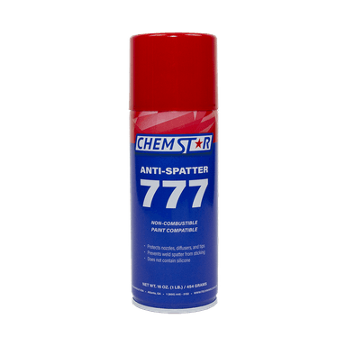 Chems Star Welding Anti Spatter Spray 16 oz can for preventing spatter buildup on metal surfaces, eco-friendly and easy to clean