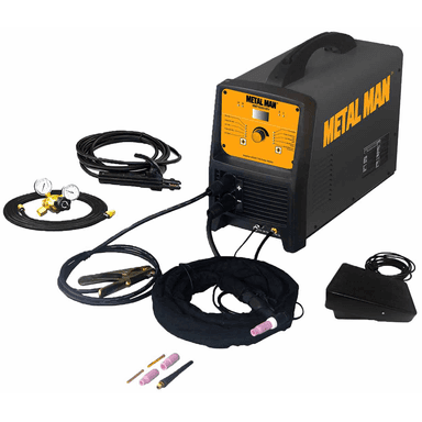 Welding Machine / TIG Welder - Metal Man 200A Inverter DV AC/DC - 201IDV - welding electrodes, Grinding Disc, Welding Lens, Cutting Tip, Cutting Wheels, Flap Disc, Heating Tip, Welding Gloves, MIG Gun - Welding Helmet, Welding Wire - USA Welding Supply