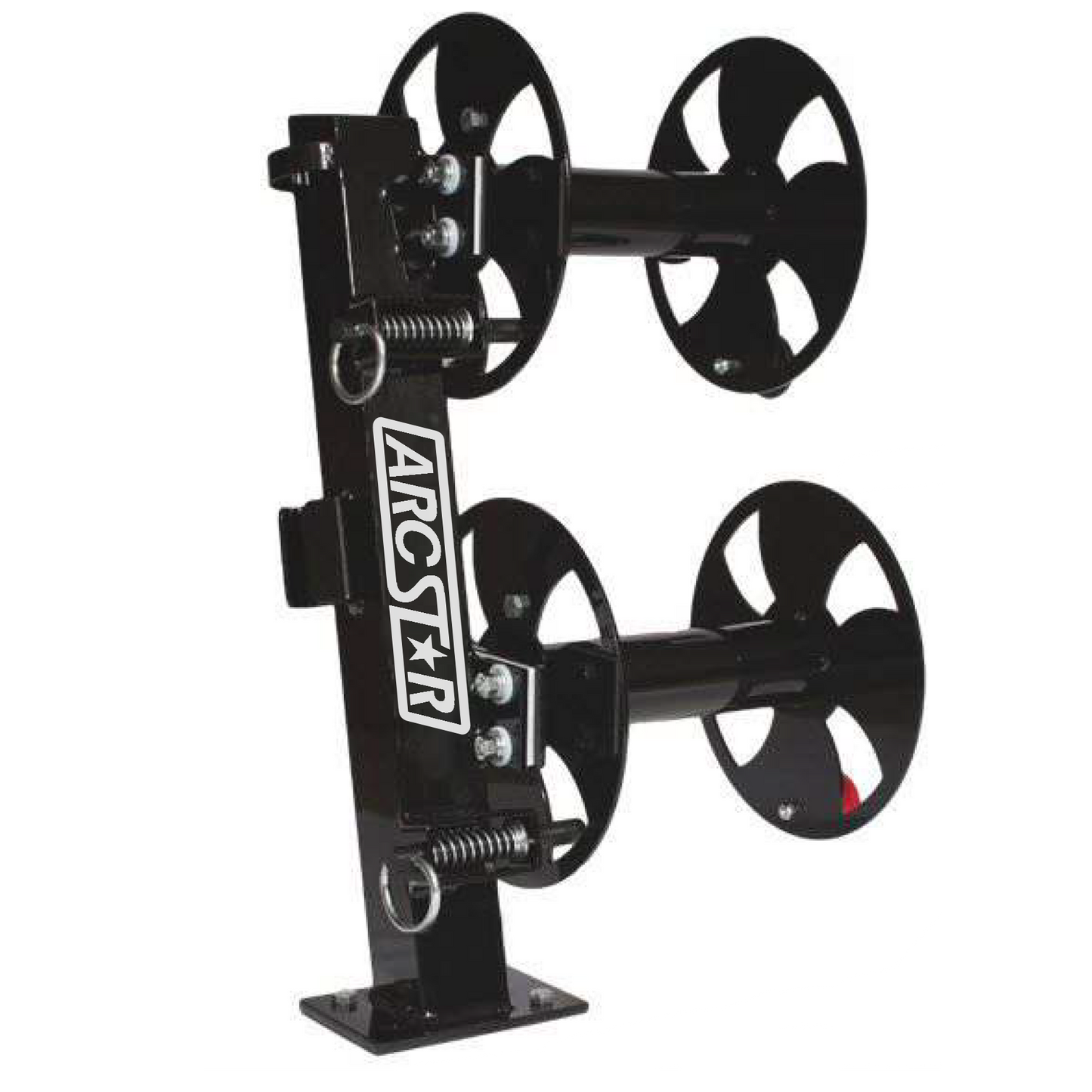Cable Reels - 12" Double Stacked with Fixed Base; 12° Tilt - Arc Star Revolution