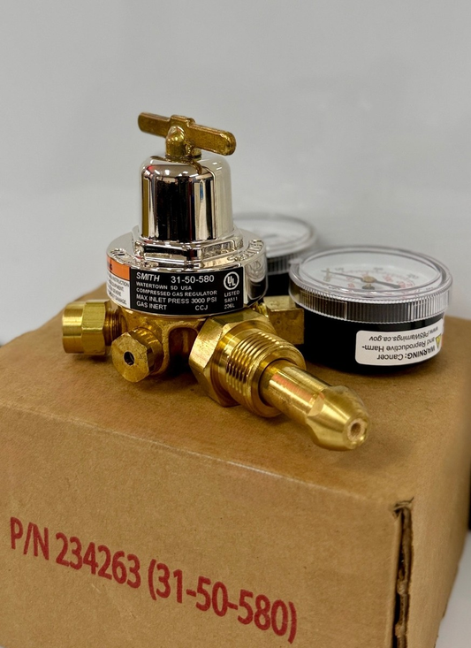 Welding Regulator - Miller | Smith 31-50-580 Argon CO2 Mix Single Stage Flow Gauge Regulator