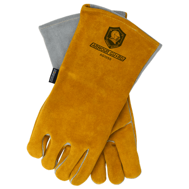 Stick Welding Gloves - 14" Premium Split Cowhide Stick Welding Glove - AG1050 - welding electrodes, Grinding Disc, Welding Lens, Cutting Tip, Cutting Wheels, Flap Disc, Heating Tip, Welding Gloves, MIG Gun - Welding Helmet, Welding Wire - USA Welding Supply