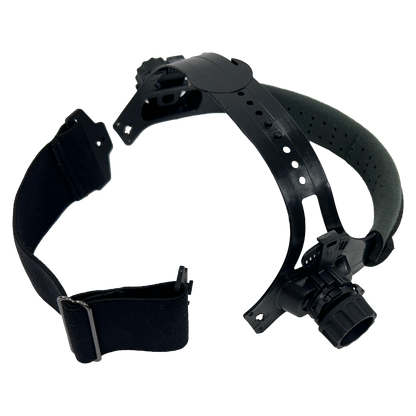 Sugar Scoop Welding Helmet replacement ratcheting headgear with adjustable side knobs and cushioned sleeve for comfort