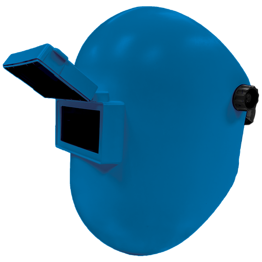 Welding Helmet - 2 x 4.25" with Flip-Visor - IN Red, White or Blue! Sugar Scoop White Fiberglass - welding electrodes, Grinding Disc, Welding Lens, Cutting Tip, Cutting Wheels, Flap Disc, Heating Tip, Welding Gloves, MIG Gun - Welding Helmet, Welding Wire - USA Welding Supply