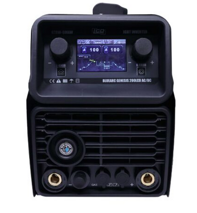 Welding Machine - Bluearc Genesis 200a Ac/Dc Tig-Stick Inverter With Ck17 Tig Torch, Lcd Screen