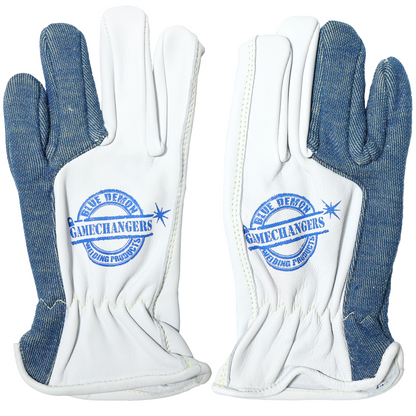 Blue Demon GameChanger Shorties Heat Resistant Welding Gloves - 12 Pair Pack