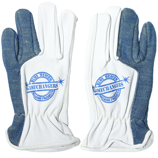 Blue Demon GameChanger Shorties Heat Resistant Welding Gloves - 12 Pair Pack