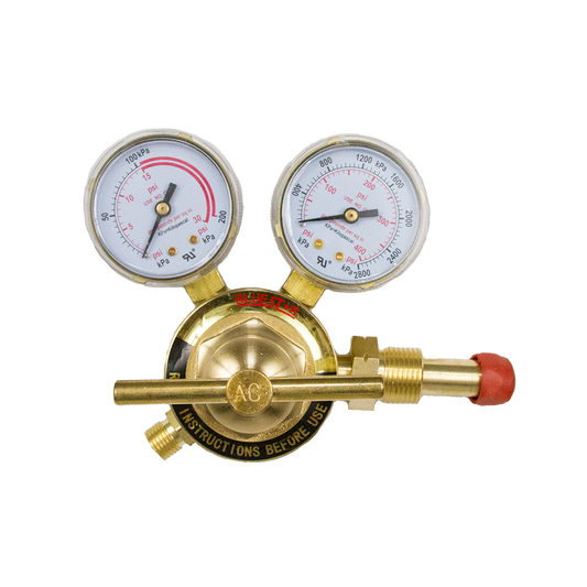 Welding Flow Gauge MIG Regulator - AceTylene Regulator CGA-510 - Part No. BS250I510