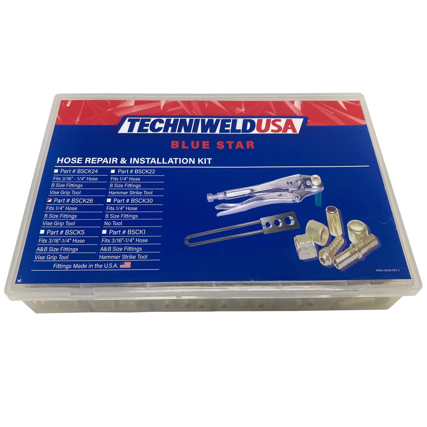 Blue Star CK-26 TIG Torch Hose Repair Kit (B Size, 1/4" Hose)