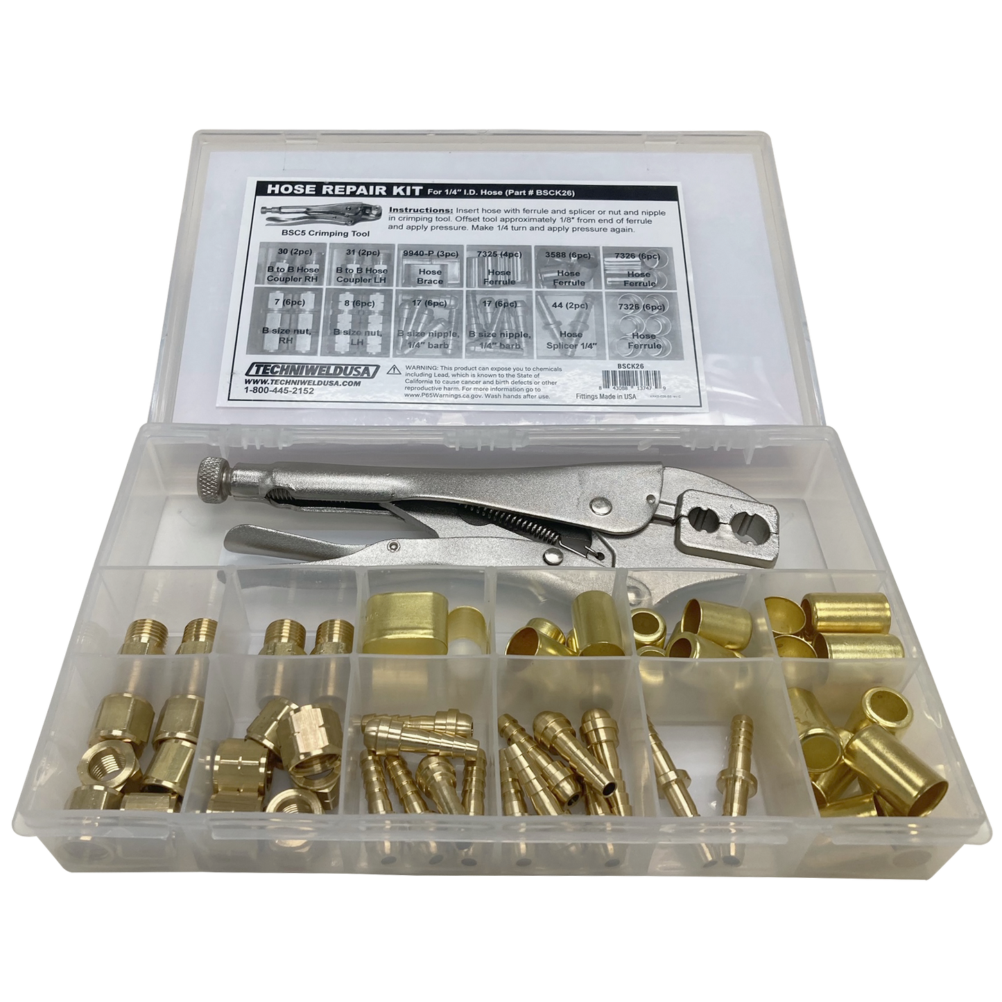 Blue Star CK-26 TIG Torch Hose Repair Kit (B Size, 1/4" Hose)