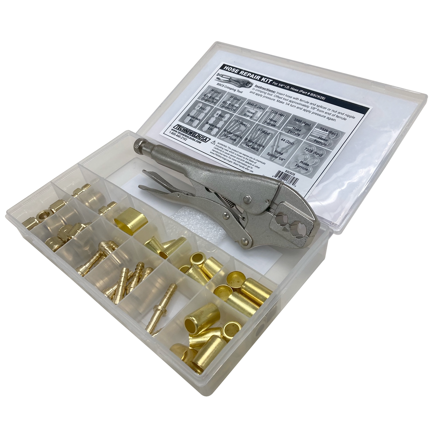 Blue Star CK-26 TIG Torch Hose Repair Kit (B Size, 1/4" Hose)