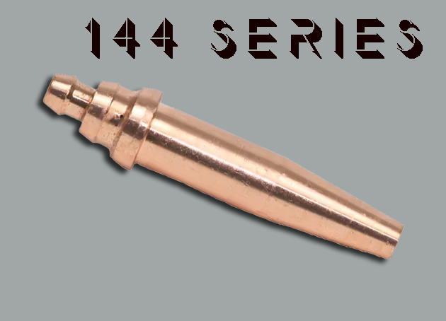 Blue Star Series 144 solid copper cutting tip for airco-style general cutting with superior heat dissipation and durability