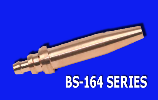 Blue Star Series 164 solid copper airco-style cutting tip for general cutting, 3.5-inch heavy duty gas apparatus accessory