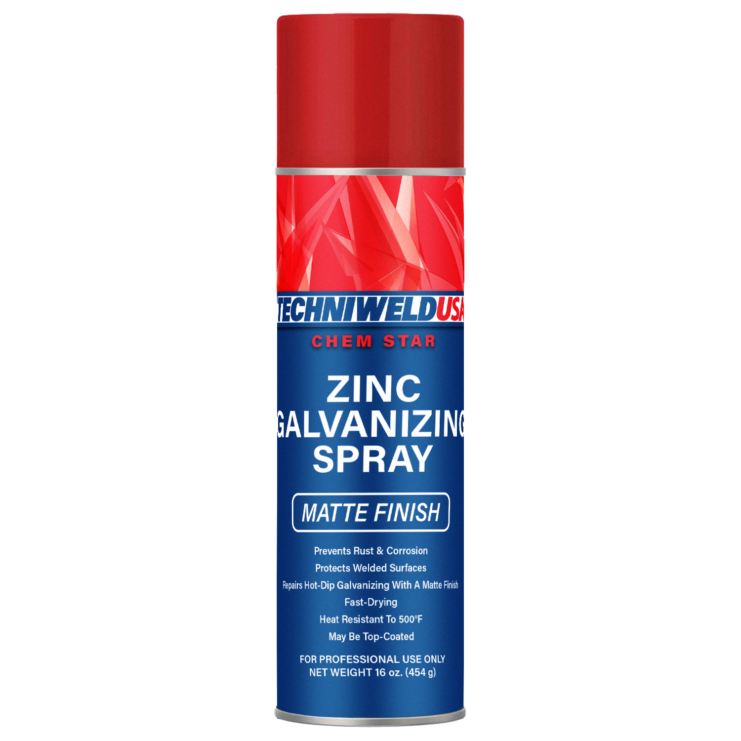 Techniweld CSMGALV Cold Galvanizing Spray cans for corrosion protection with 95% pure zinc and matte finish