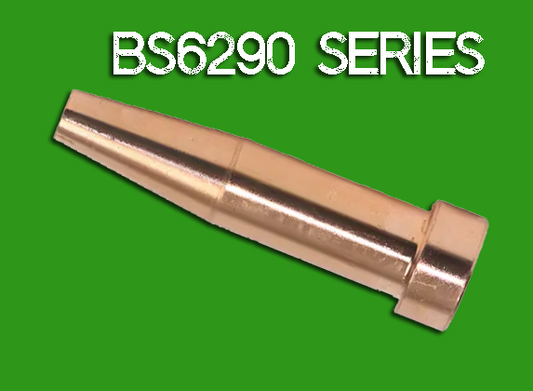 Blue Star Series 6290 Harris-style hand cutting tip made from solid copper with 2.5 x 0.625 inch dimensions