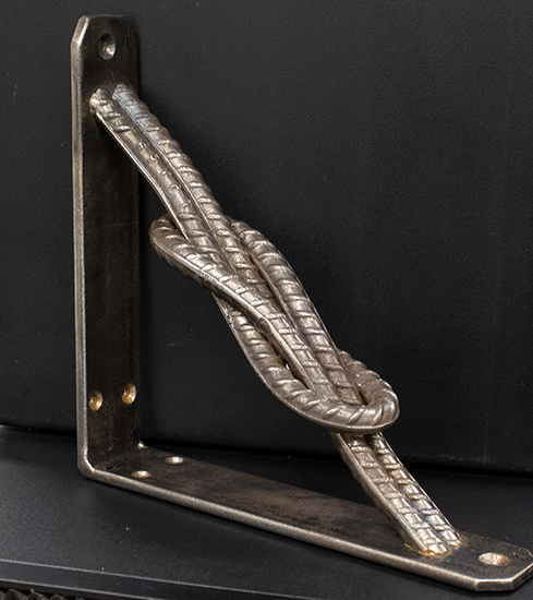 Steel Bookends / Steel Rope Brackets for Shelf / Shelving - Handcrafted Metal Western Industrial - welding electrodes, Grinding Disc, Welding Lens, Cutting Tip, Cutting Wheels, Flap Disc, Heating Tip, Welding Gloves, MIG Gun - Welding Helmet, Welding Wire - USA Welding Supply
