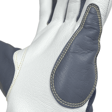Leather welding glove made of premium goat skin with Kevlar stitching and reinforced thumb for TIG welding protection and dexterity.