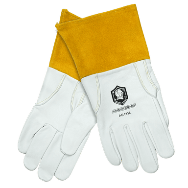 Leather Welding Gloves Cowhide / Goatskin with Kevlar Stitching - TIG - Armour Guard AG-1338 - welding electrodes, Grinding Disc, Welding Lens, Cutting Tip, Cutting Wheels, Flap Disc, Heating Tip, Welding Gloves, MIG Gun - Welding Helmet, Welding Wire - USA Welding Supply