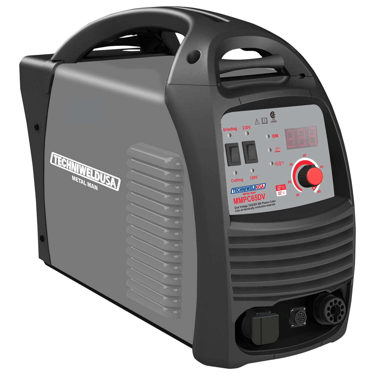 Plasma Cutter - 120V and 230V - Metal Man MMPC65DV with Pilot Arc - Welding Machines - welding electrodes, Grinding Disc, Welding Lens, Cutting Tip, Cutting Wheels, Flap Disc, Heating Tip, Welding Gloves, MIG Gun - Welding Helmet, Welding Wire - USA Welding Supply