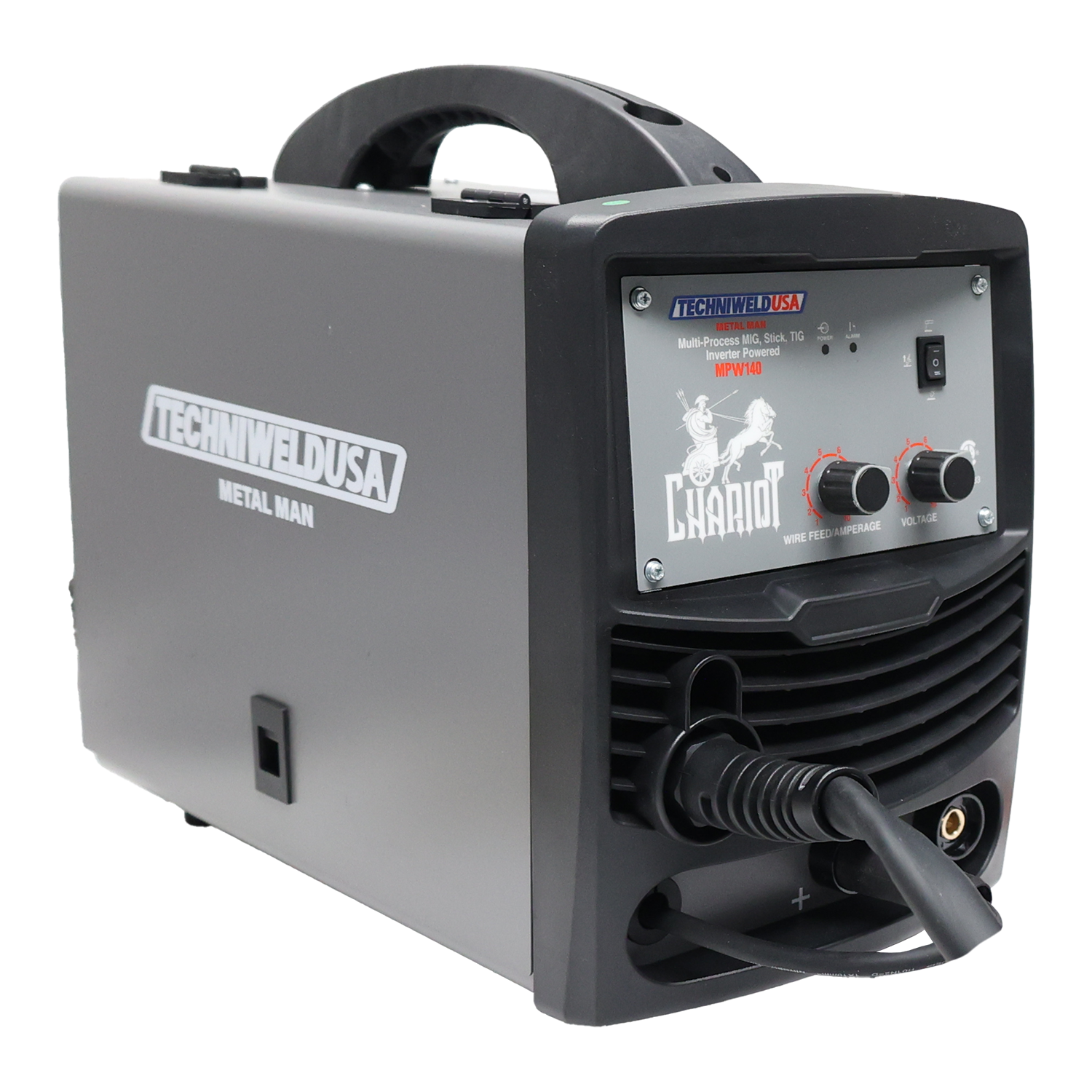 120V MIG and DC TIG Welder - Welding Machine / Inverter Metal Man Chariot 140A Multiprocess Inverter