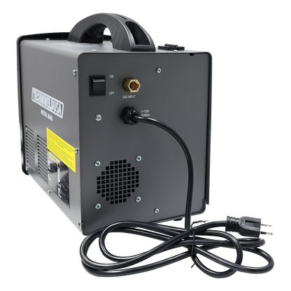 120V MIG and DC TIG welder Metal Man Chariot 140A multi-process inverter welding machine with power cord and gas input port