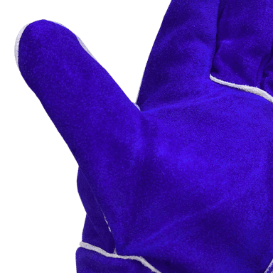 WELDING GLOVES, STICK - BLUE, PREMIUM SIDE SPLIT COWHIDE - AG-1200-18 - welding electrodes, Grinding Disc, Welding Lens, Cutting Tip, Cutting Wheels, Flap Disc, Heating Tip, Welding Gloves, MIG Gun - Welding Helmet, Welding Wire - USA Welding Supply