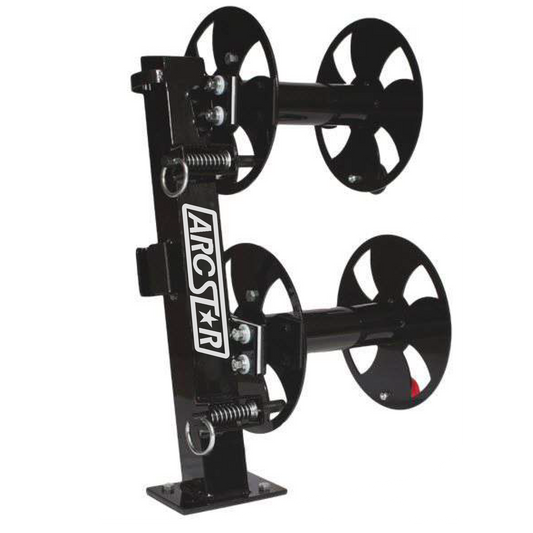 Cable Reels - 12" Double Stacked with Fixed Base; 12° Tilt - Arc Star Revolution