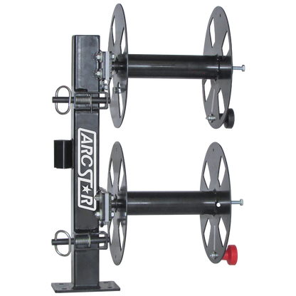 Double Stacked Cable Reels - 12" with Fixed Base - Arc Star Revolution