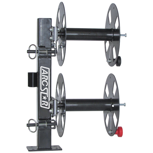 Double Stacked Cable Reels - 12" with Fixed Base - Arc Star Revolution