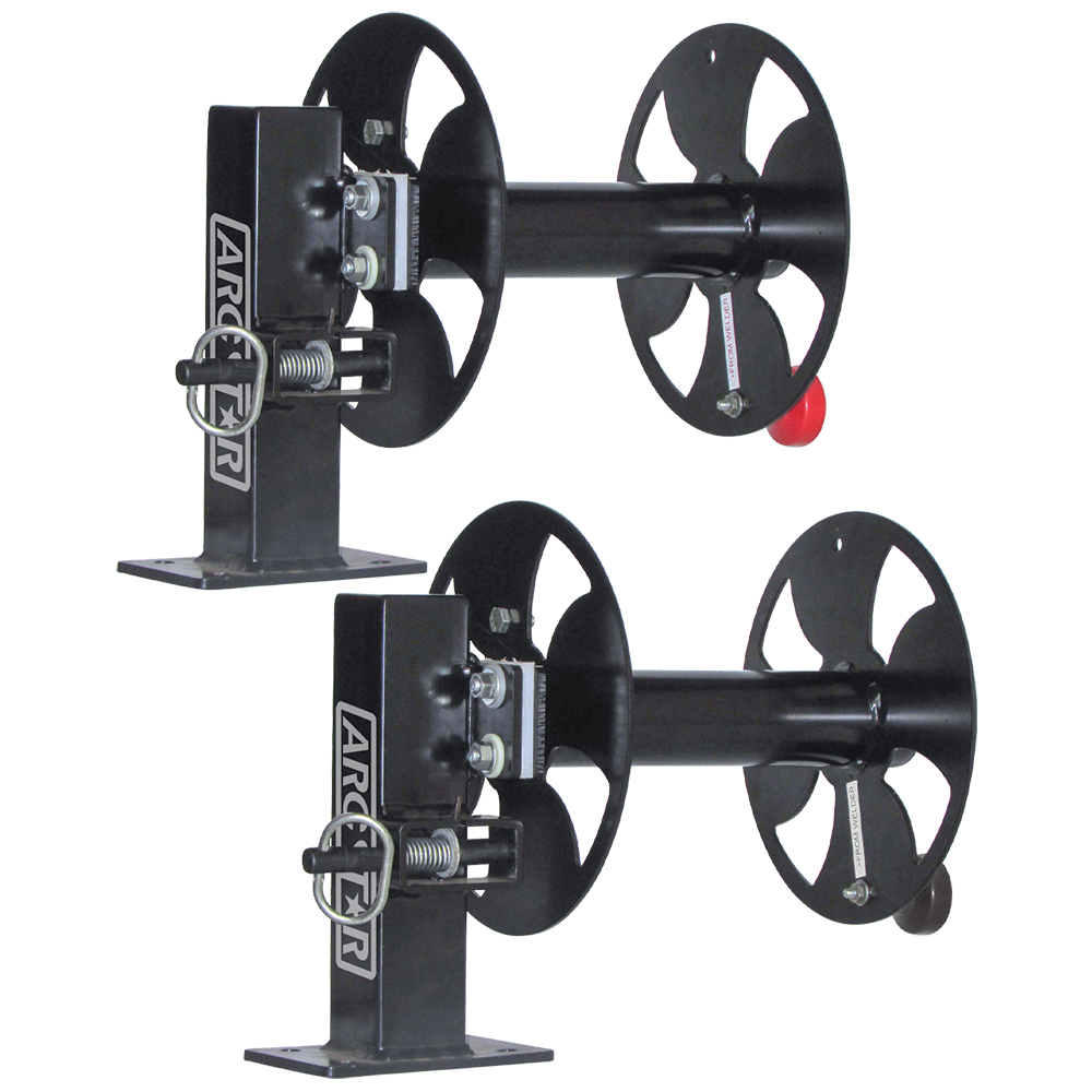 Cable Reels - (2 ea) 10" with Fixed Base - Arc Star Revolution - ASCRFBSSET10