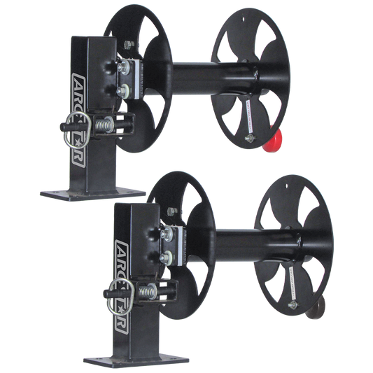 Cable Reels - (2 ea) 10" with Fixed Base - Arc Star Revolution - ASCRFBSSET10