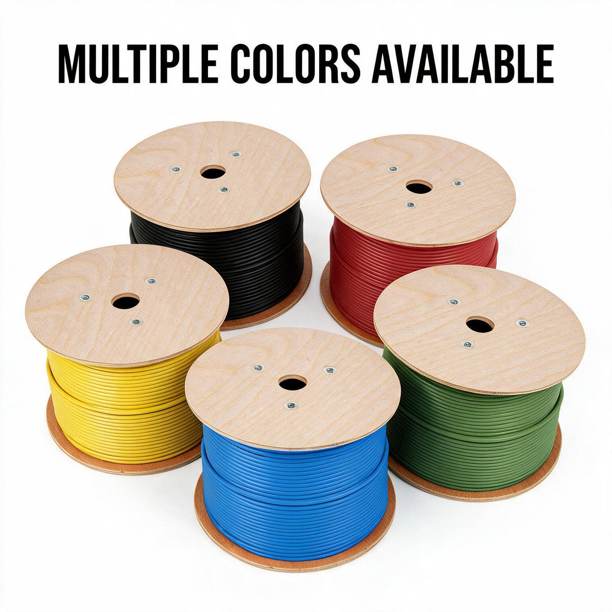 2/0 AWG Premium Welding Cable - 500 ft Spool - Flexible EPDM Jacket - Multiple Colors