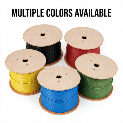 2/0 AWG Premium Welding Cable - 500 ft Spool - Flexible EPDM Jacket - Multiple Colors