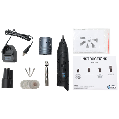 Blue Demon Stay-Sharp Tungsten Grinder W/Carrying Case, 115v Cordless