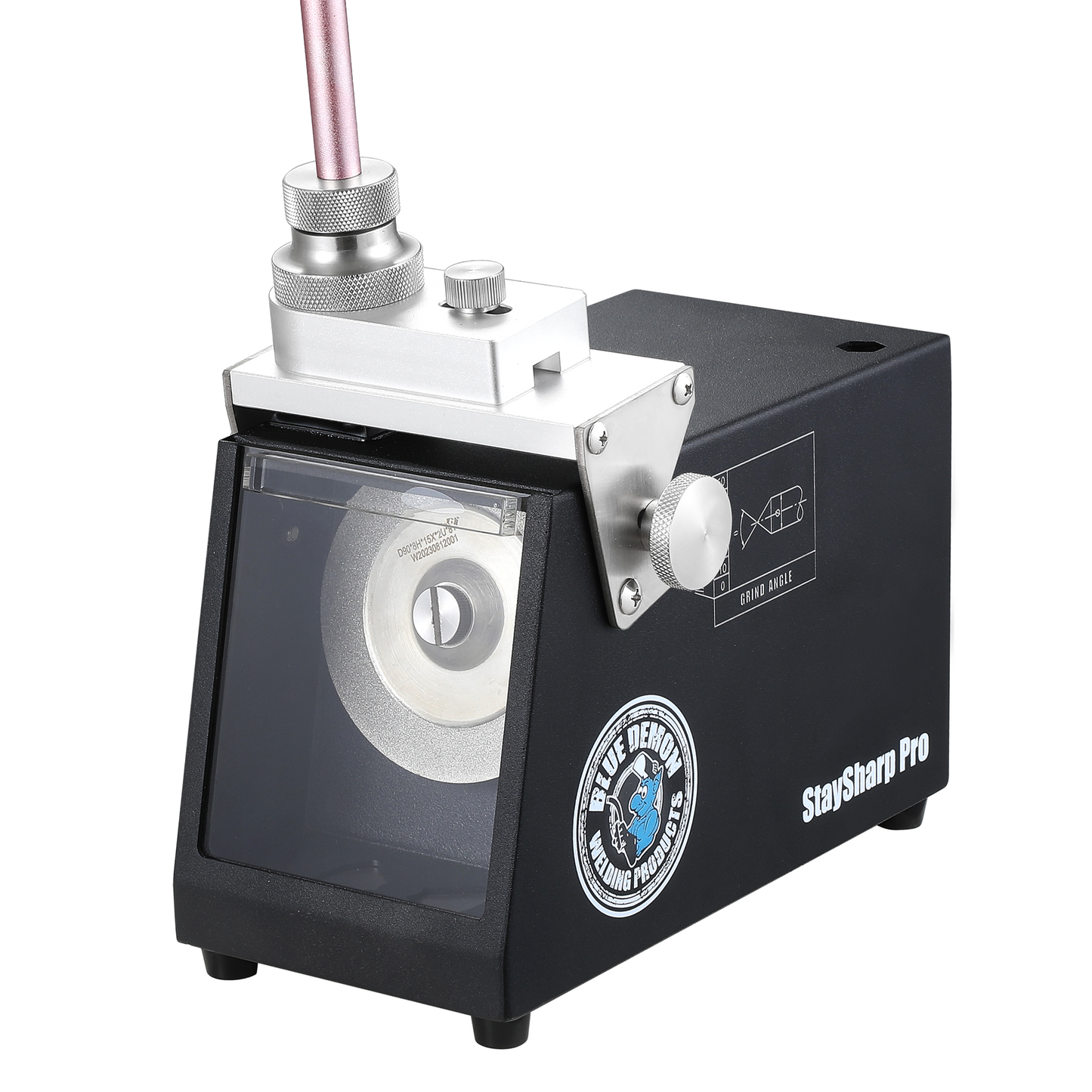 Grinder - GTAW Welder's Tungsten Grinder - STAYSHARP PRO - Includes 3 Collets, 1 Dia Wheel