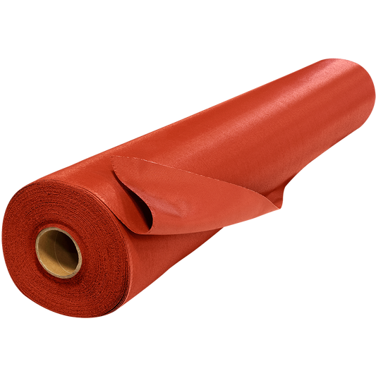 Welding Fabric - Armour Guard 17oz/sq. yd. FM/ANSI 4950 Certified Fabric, 60 in x 50yd roll, welding grade, red, silicone coated - welding electrodes, Grinding Disc, Welding Lens, Cutting Tip, Cutting Wheels, Flap Disc, Heating Tip, Welding Gloves, MIG Gun - Welding Helmet, Welding Wire - USA Welding Supply